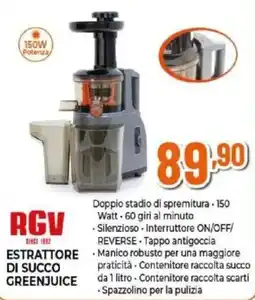 Expert Estrattore di succo Greenjuice offerta