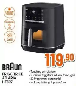Expert Braun friggitrice ad aria HF507 offerta