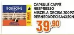 Expert Capsule caffè Nespresso miscela decisa offerta