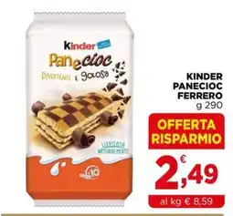 Gran mercato Kinder Pan di cioccolato offerta