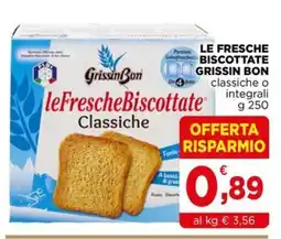 Gran mercato le Fresche Biscottate Classiche GrissinBon offerta