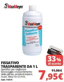 Brico Io Fissativo isolante MaxMeyer offerta