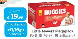 Ideal Bimbo Huggies Little Movers offerta