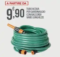 Iper Romagnolo Tubo acqua per giardinaggio con raccordi offerta