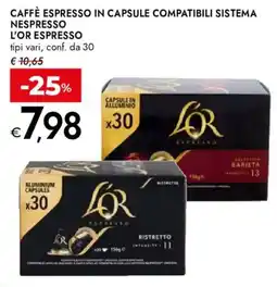 Bennet L'Or Espresso offerta