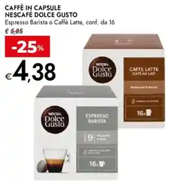 Bennet Caffè in capsule Nescafé Dolce Gusto offerta