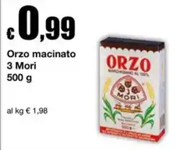 Sì con te Supermercati Orzo macinato 3 Mori offerta