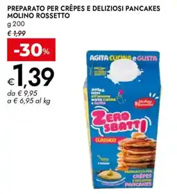 Bennet Preparato per crêpes e deliziosi pancakes Molino Rossetto offerta