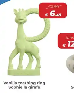 Ideal Bimbo Vanilla teething ring Sophie la girafe offerta