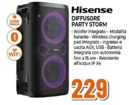 Expert Hisense Diffusore Party Storm offerta