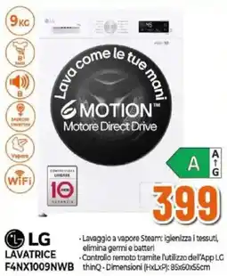 Expert LG Lavatrice F4NX1009NWB offerta