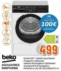 Expert Asciugatrice Beko BMEPT491SBI offerta
