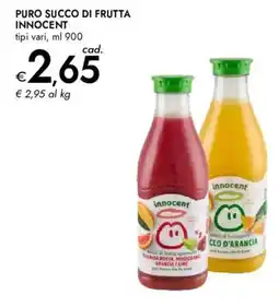 Bennet Puro succo di frutta Innocent offerta