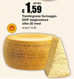 Sì con te Supermercati Trentingrana formaggio offerta