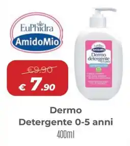 Ideal Bimbo EuPhidra AmidoMio Dermo Detergente 0-5 anni offerta