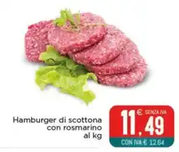 Altasfera Hamburger di scottona con rosmarino offerta