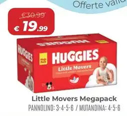 Ideal Bimbo Huggies Little Movers offerta