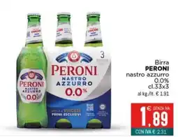 Altasfera Peroni Nastro Azzurro offerta