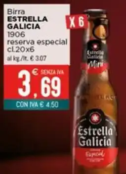 Altasfera Birra Estrella Galicia 1906 reserva especial offerta