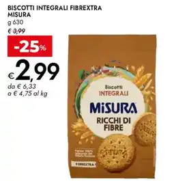 Bennet Biscotti integrali Misura offerta