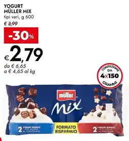 Bennet Yogurt Müller Mix offerta