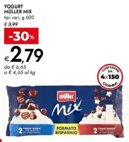 Bennet Yogurt Müller Mix offerta