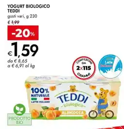 Bennet Yogurt biologico Teddi offerta