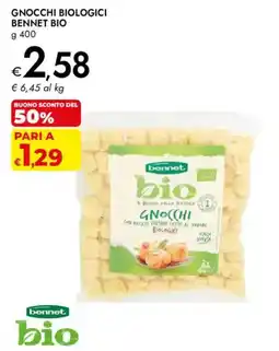 Bennet Gnocchi biologici Bennet Bio offerta