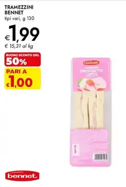 Bennet Tramezzini Bennet offerta