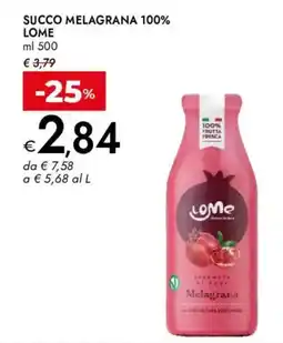 Bennet Succo melagrana 100% Lome offerta