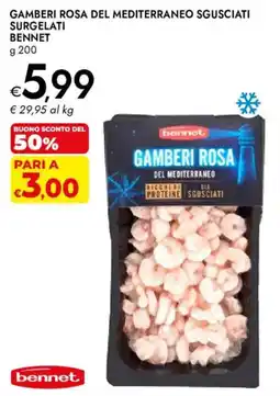 Bennet Gamberi rosa del mediterraneo bennet offerta