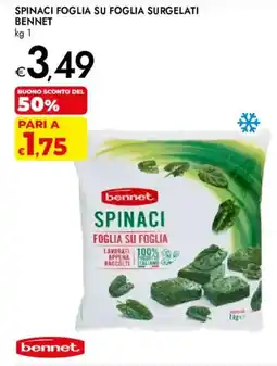 Bennet Spinaci foglia su foglia Bennet offerta