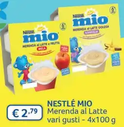 Ideal Bimbo Nestlé mio Merenda al Latte offerta