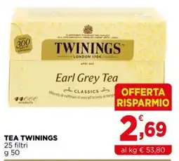 Gran mercato Tea Twinings Earl Grey Tea Classics offerta
