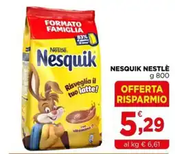 Gran mercato Nesquik Nestlé offerta