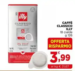 Gran mercato Caffè Classico Illy offerta