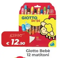 Ideal Bimbo Giotto Bebè 12 matitoni offerta