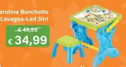 Ideal Bimbo Carotina Banchetto Lavagna-Led 3in1 offerta