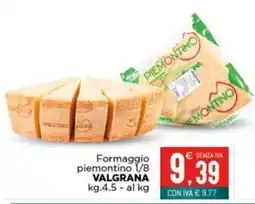 Altasfera Formaggio piemontino VALGRANA offerta