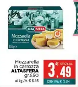 Altasfera Mozzarella in carrozza AltaSfera offerta