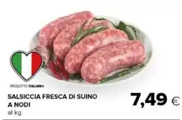 Oasi Salsiccia fresca di suino a nodi offerta