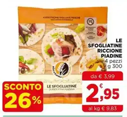 Gran mercato Le sfogliatine di riccione piadina offerta