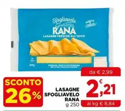 Gran mercato Lasagne sfogliavelo Rana offerta