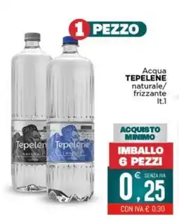Altasfera Acqua TEPELENE naturale/frizzante offerta