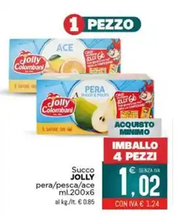 Altasfera Succo JOLLY pera/pesca/ace offerta