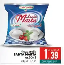Altasfera Mozzarella Santa Marta offerta