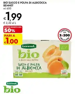 Bennet Succo e polpa di albicocca Bennet offerta