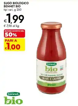 Bennet Sugo biologico Bennet bio offerta