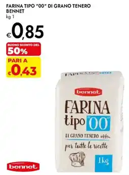 Bennet Farina tipo "00" di grano tenero Bennet offerta