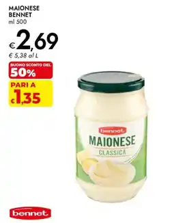 Bennet Maionese Bennet offerta
